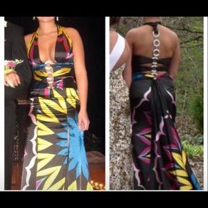 Multicolor Prom Dress